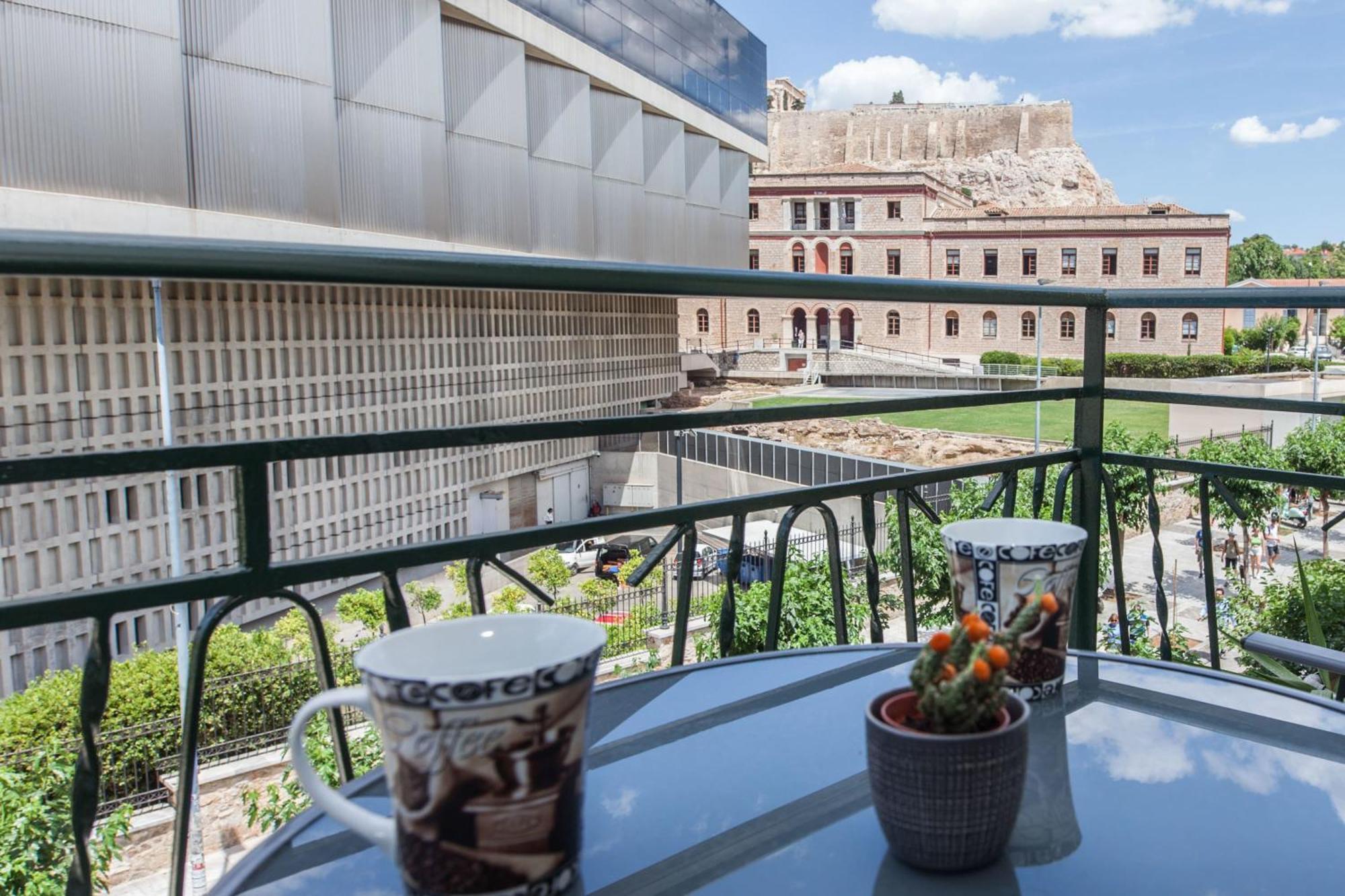 Acropolis View Modern Deluxe Suite With Balcony Atina Dış mekan fotoğraf