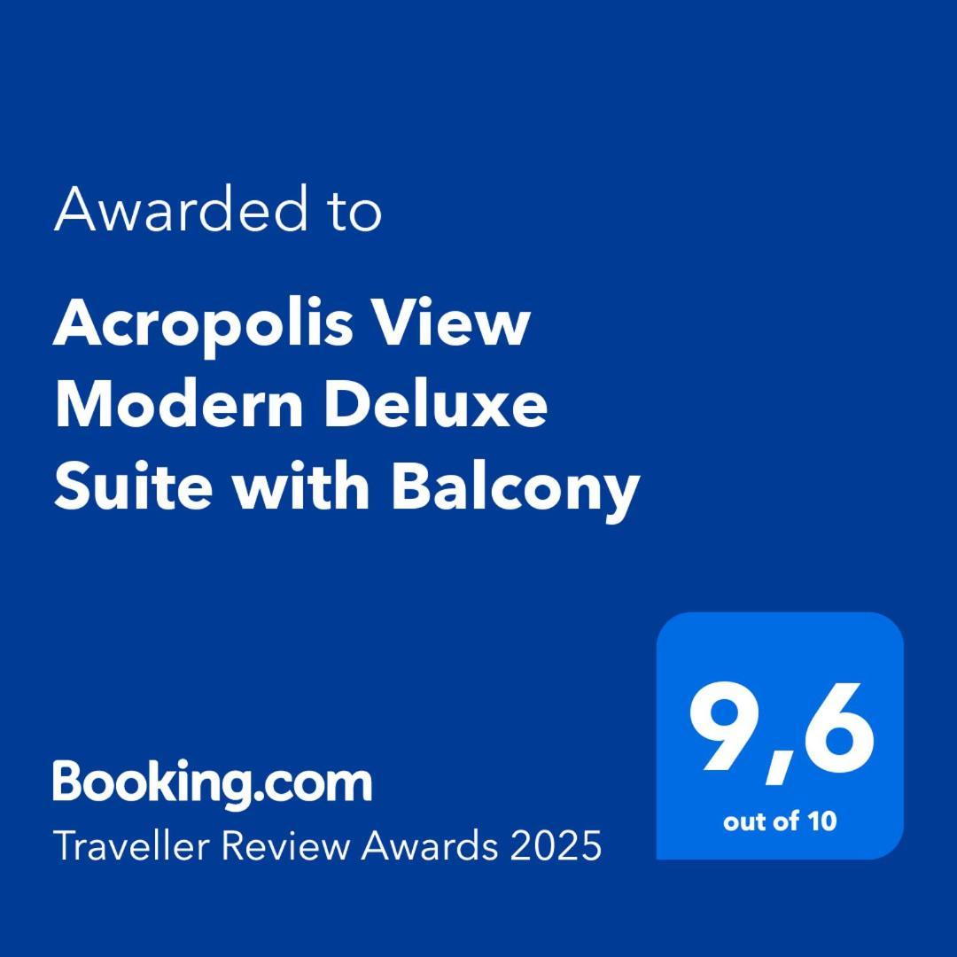 Acropolis View Modern Deluxe Suite With Balcony Atina Dış mekan fotoğraf